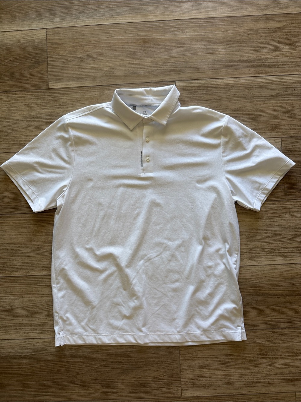 Under Armour ArmourDry Men's White Golf Polo - Size Large